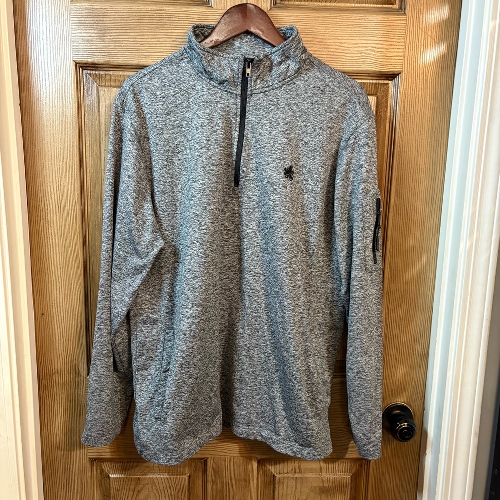 Men’s XL Rugby zip pullover gray
